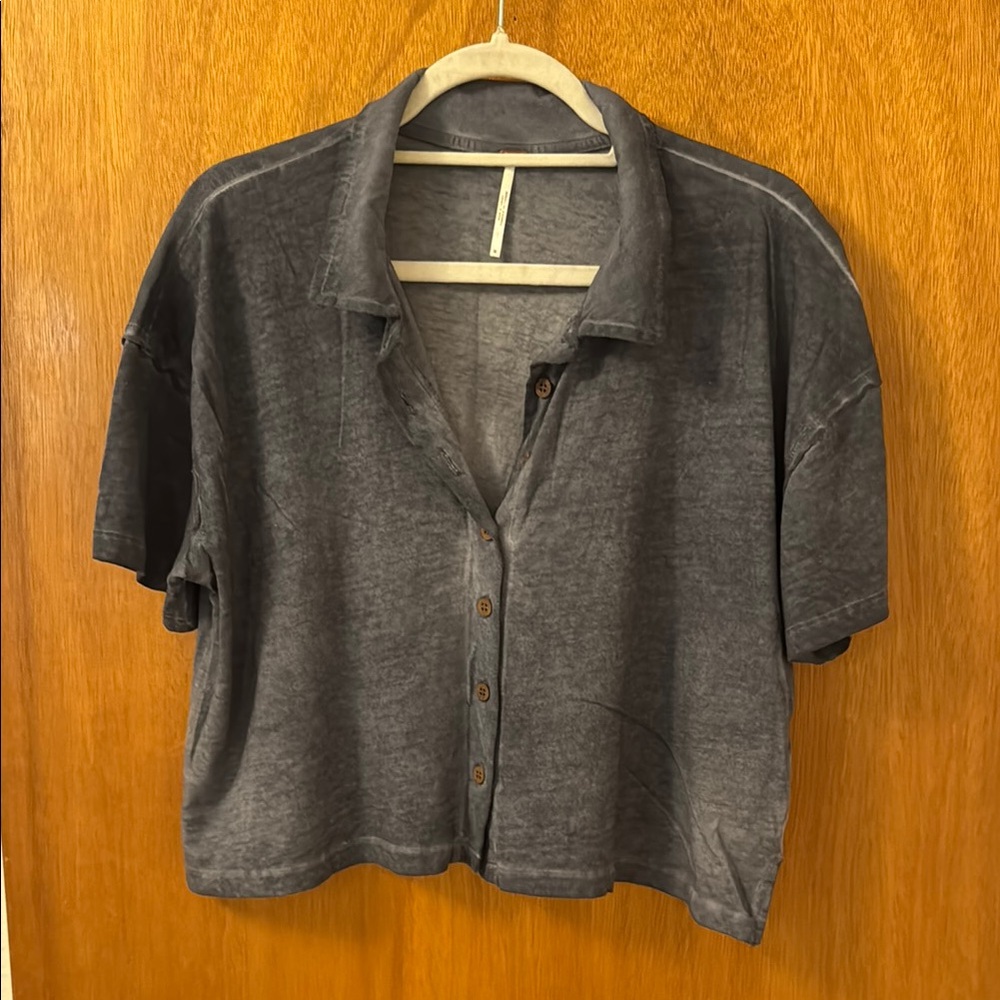 Women’s Heather Denim Casual Shirt